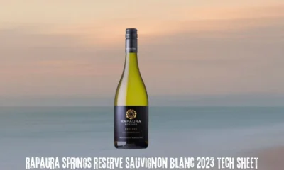 rapaura springs reserve sauvignon blanc 2023 tech sheet​