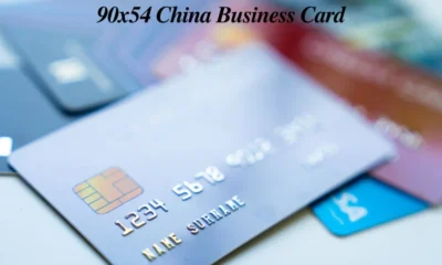 90x54 china business card