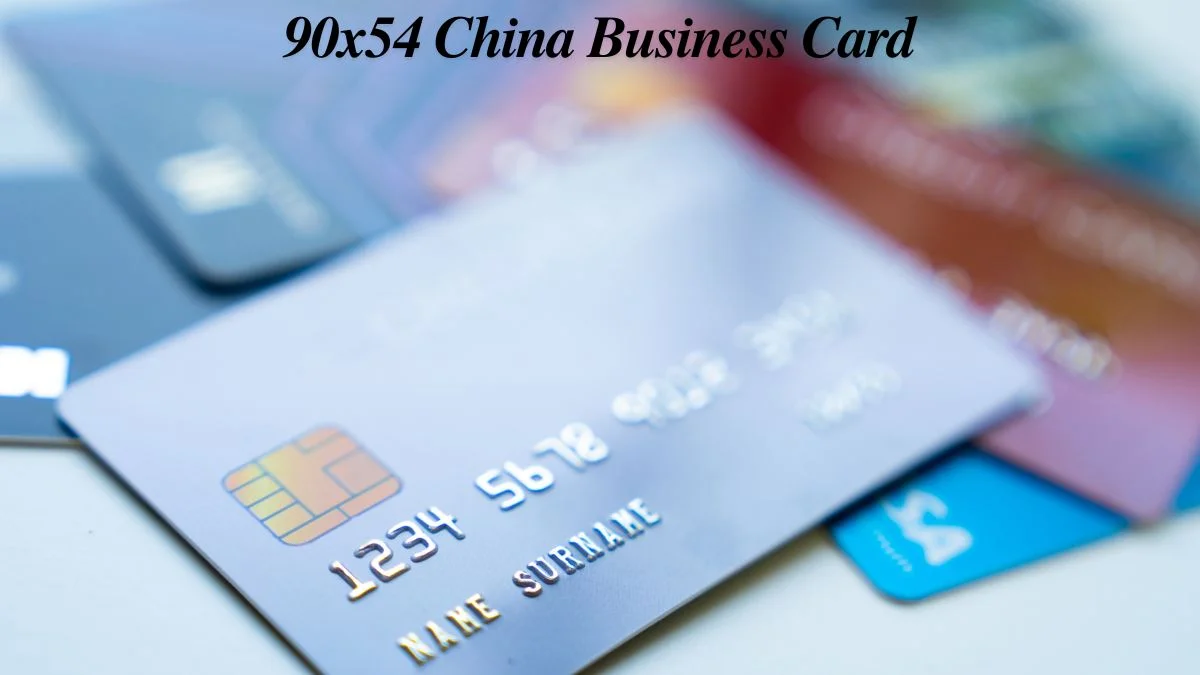 90x54 china business card